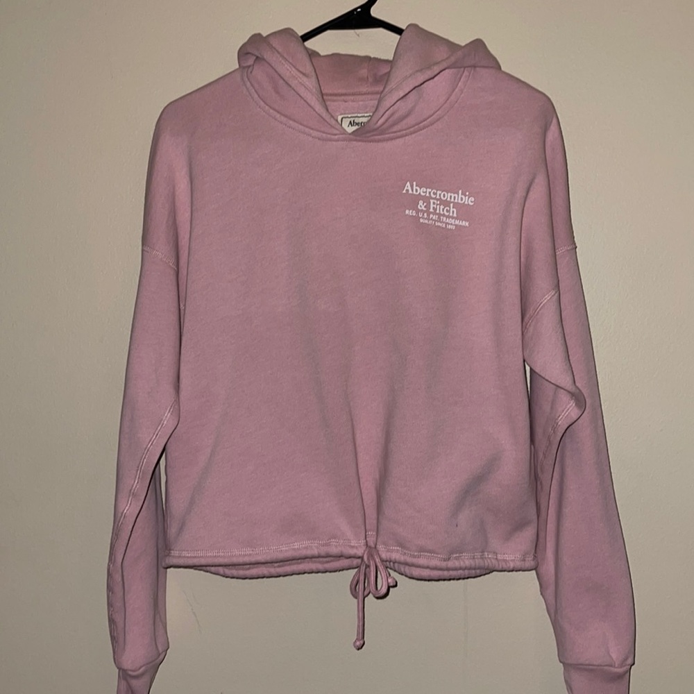 Size Small Abercrombie & Fitch hoodie light pink